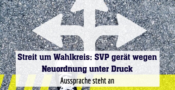 Aussprache steht an