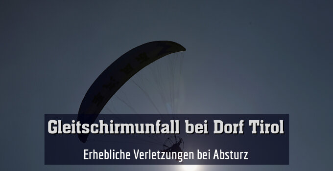 Erhebliche Verletzungen bei Absturz