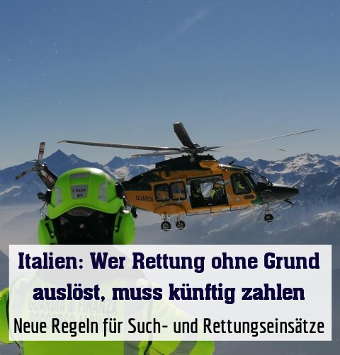 Neue Regeln für Such- und Rettungseinsätze