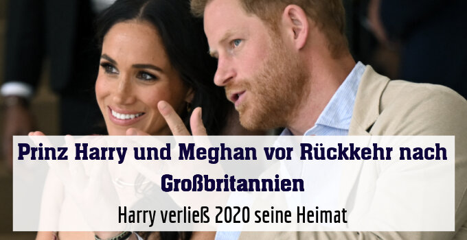 Harry verließ 2020 seine Heimat