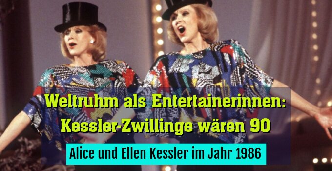 Alice und Ellen Kessler im Jahr 1986