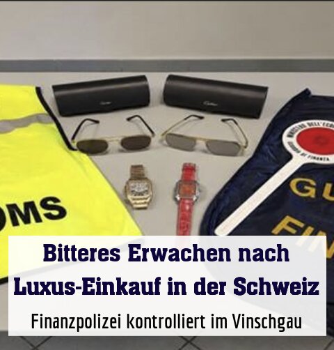 Finanzpolizei kontrolliert im Vinschgau