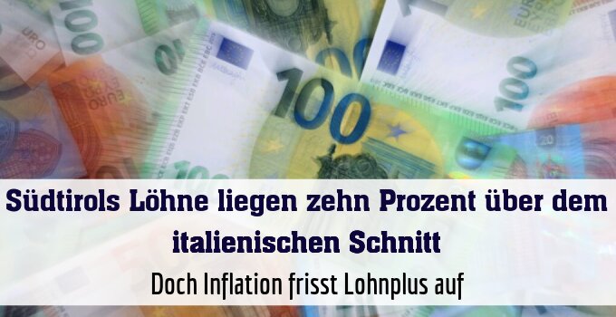 Doch Inflation frisst Lohnplus auf