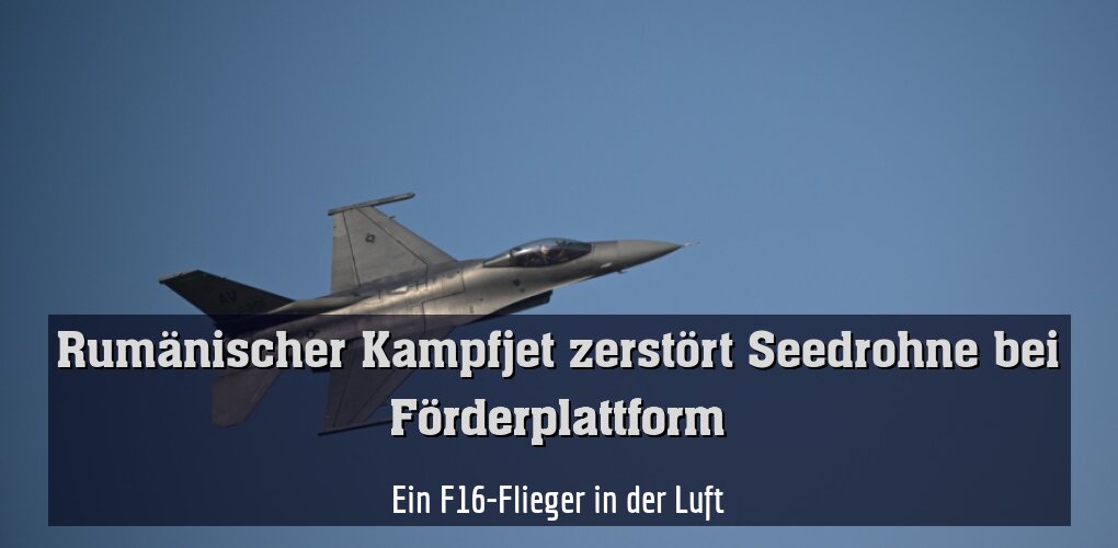 Ein F-16-Flieger in der Luft (Symbolbild)