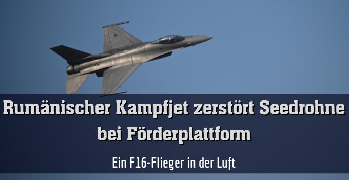 Ein F16-Flieger in der Luft (Symbolbild)
