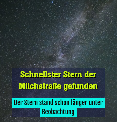 Der Stern stand schon länger unter Beobachtung
