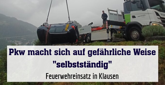 Feuerwehreinsatz in Klausen