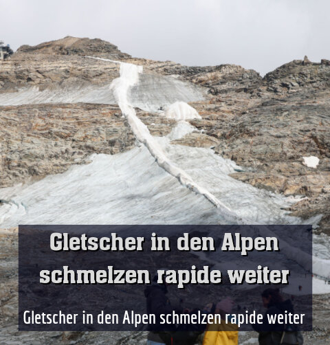 Gletscherschwund zeigt sich am Mölltaler Gletscher besonders drastisch