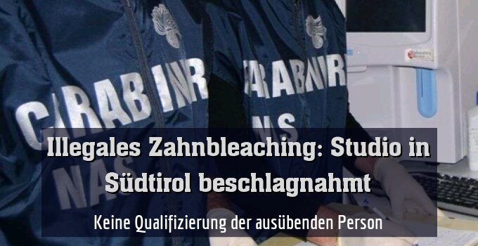 Keine Qualifizierung der ausübenden Person