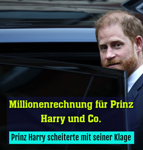 Prinz Harry scheiterte mit seiner Klage