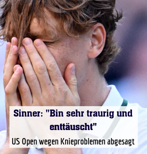 US Open wegen Knieproblemen abgesagt