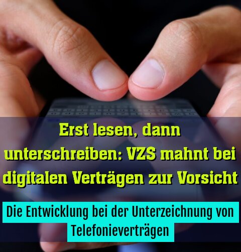 Die Entwicklung bei der Unterzeichnung von Telefonieverträgen