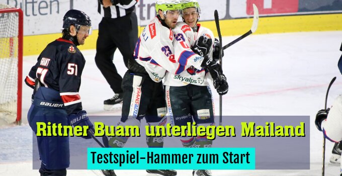 Testspiel-Hammer zum Start