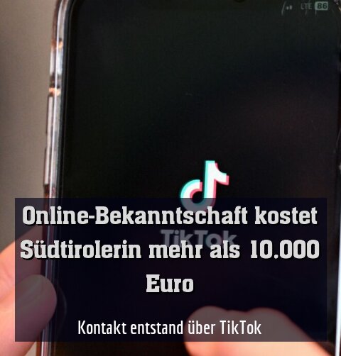 Kontakt entstand über TikTok