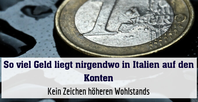 Kein Zeichen höheren Wohlstands
