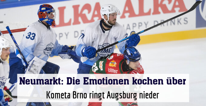 Kometa Brno ringt Augsburg nieder