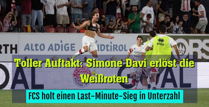 FCS holt einen Last-Minute-Sieg in Unterzahl