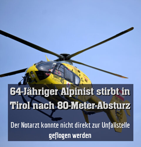 Der Notarzt konnte nicht direkt zur Unfallstelle geflogen werden