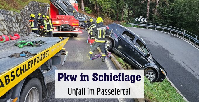 Unfall im Passeiertal