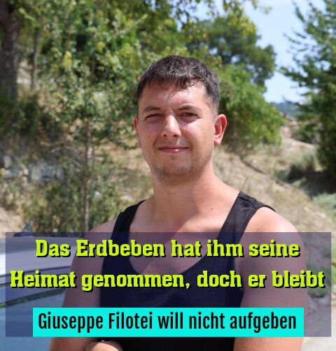 Giuseppe Filotei will nicht aufgeben
