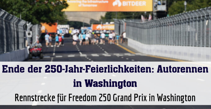 Rennstrecke für Freedom 250 Grand Prix in Washington