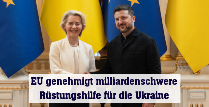 Von der Leyen sichert der Ukraine weitere Untersützung zu (Archivbild)