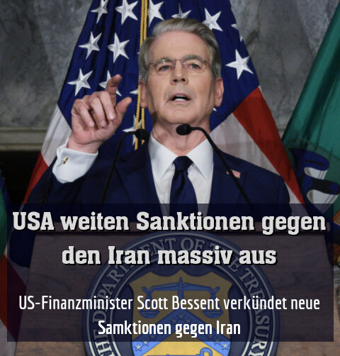 Finanzminister Scott Bessent will Handel mit dem Iran sanktionieren
