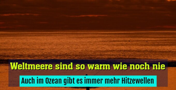 Auch im Ozean gibt es immer mehr Hitzewellen