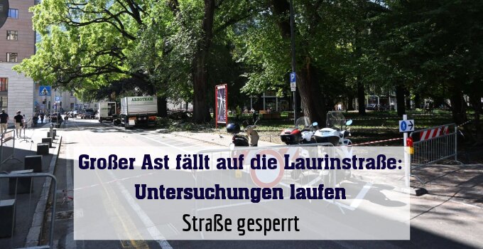 Straße gesperrt