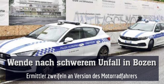 Ermittler zweifeln an Version des Motorradfahrers