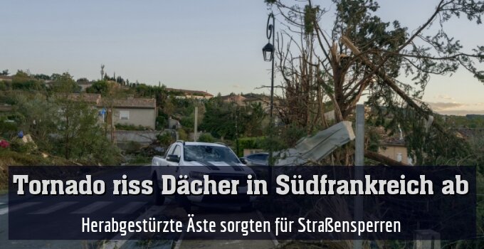 Herabgestürzte Äste sorgten für Straßensperren
