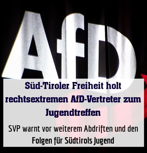 SVP warnt vor weiterem Abdriften und den Folgen für Südtirols Jugend