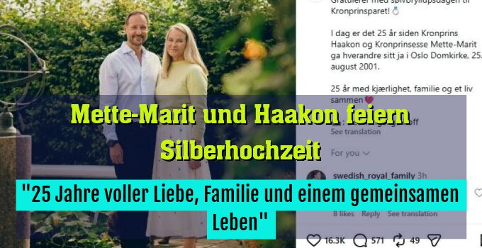 "25 Jahre voller Liebe, Familie und einem gemeinsamen Leben"