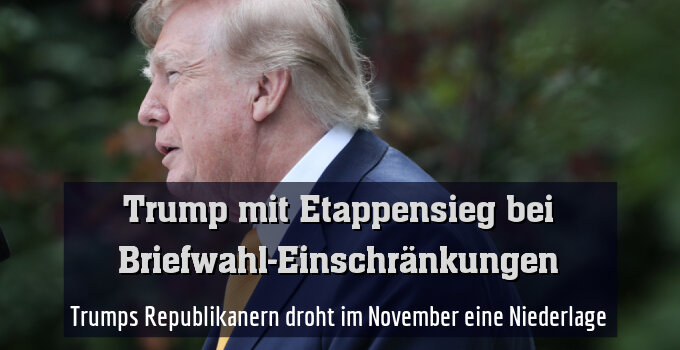 Trumps Republikanern droht im November eine Niederlage