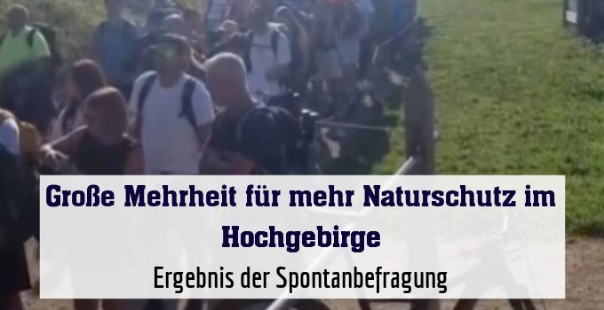 Ergebnis der Spontanbefragung