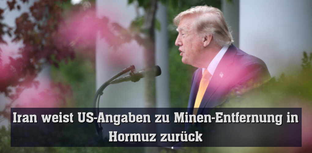 US-Präsident Trump machte Angaben zur Minen-Entfernung in Hormuz