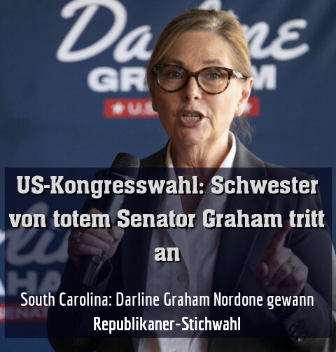 South Carolina: Darline Graham Nordone gewann Republikaner-Stichwahl