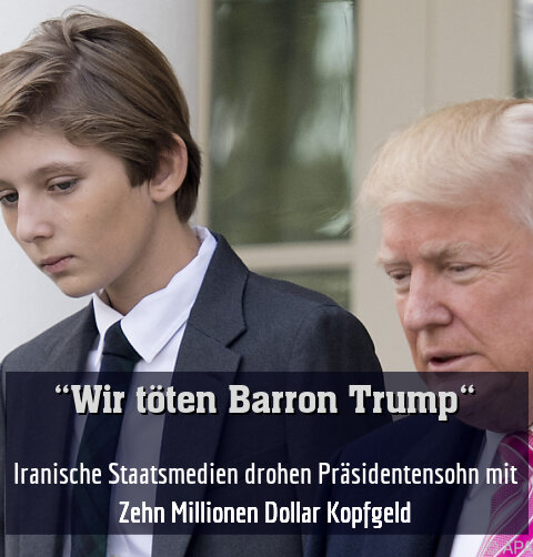 Iranische Staatsmedien drohen Präsidentensohn mit Zehn Millionen Dollar Kopfgeld