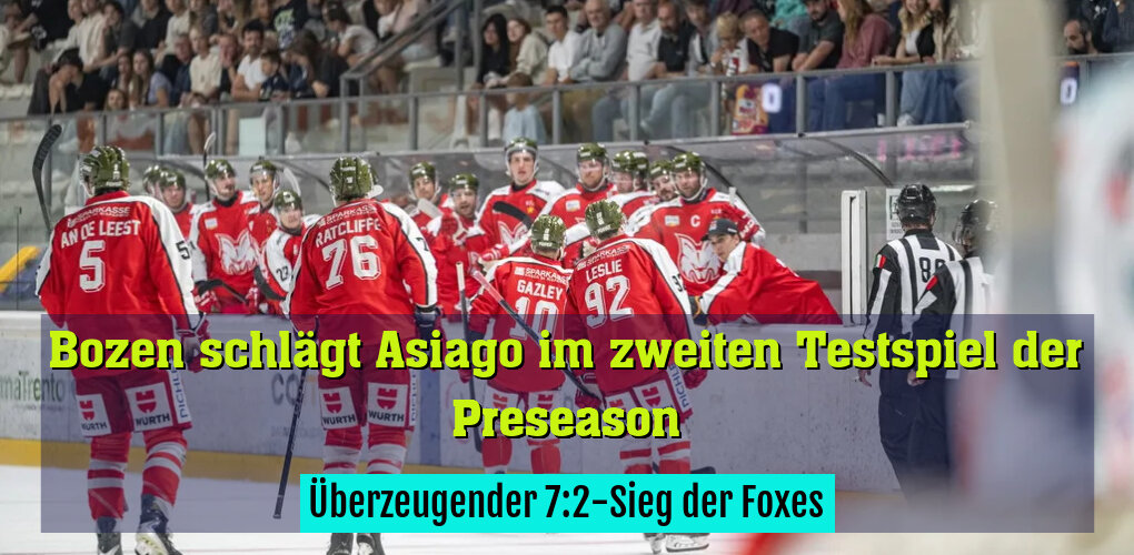 Überzeugender 7:2-Sieg der Foxes