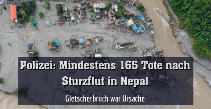 Schwere Sturzflut in Nepal