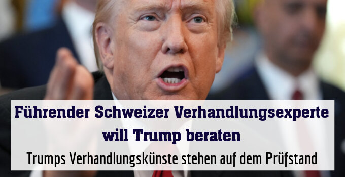 Trumps Verhandlungskünste stehen auf dem Prüfstand