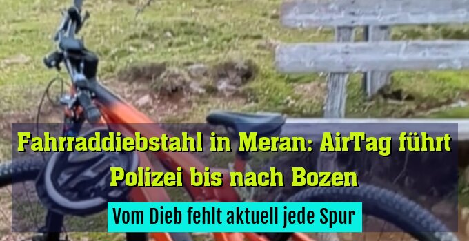 Vom Dieb fehlt aktuell jede Spur
