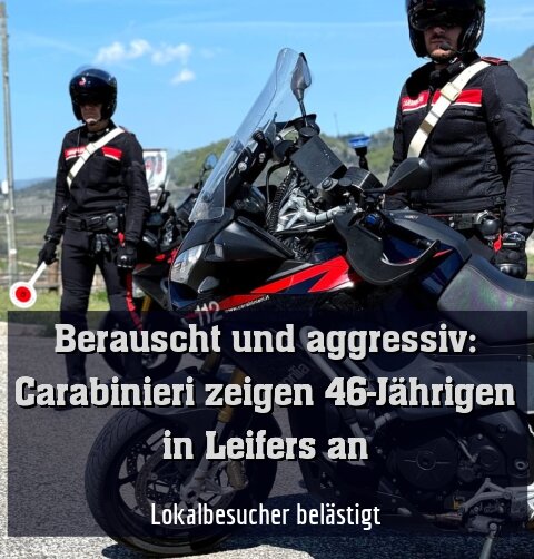 Lokalbesucher belästigt