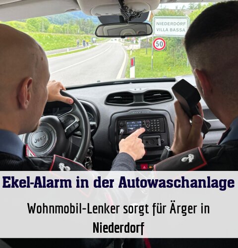 Wohnmobil-Lenker sorgt für Ärger in Niederdorf