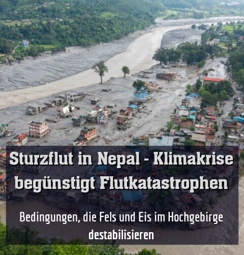 Bedingungen, die Fels und Eis im Hochgebirge destabilisieren