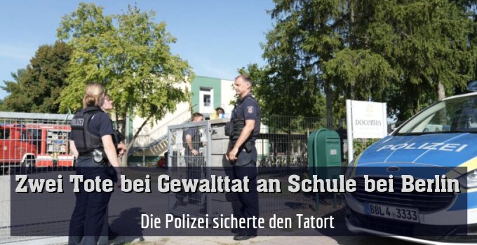 Die Polizei sicherte den Tatort