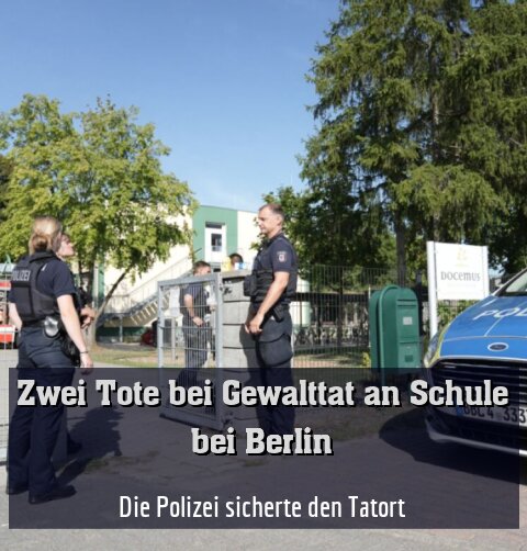 Die Polizei sicherte den Tatort