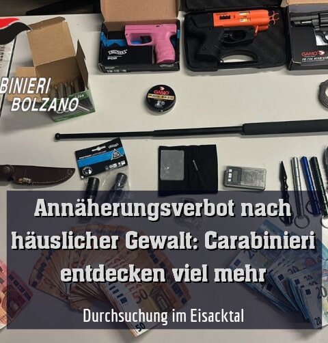 Durchsuchung im Eisacktal