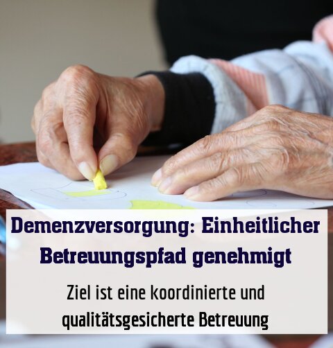 Ziel ist eine koordinierte und qualitätsgesicherte Betreuung