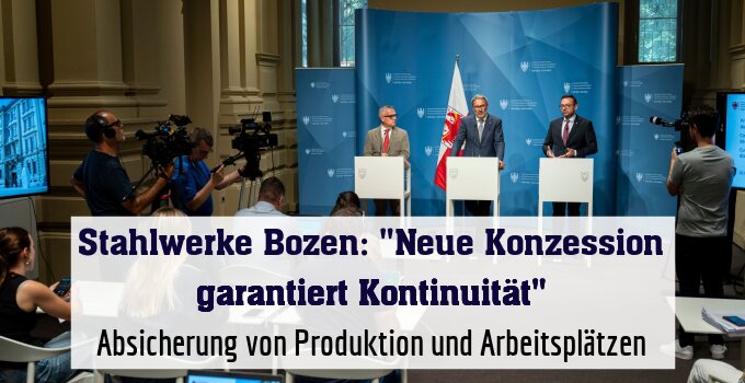 Absicherung von Produktion und Arbeitsplätzen